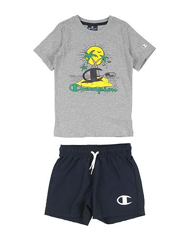 CHAMPION Tracksuit Grey 100% Cotton, Polyester