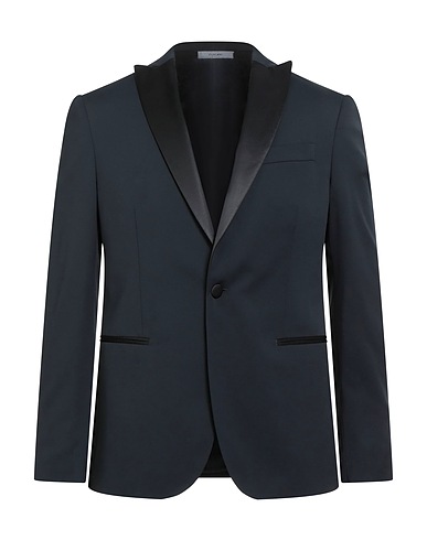 FUTURO Blazer Midnight blue 100% Polyester, Acetate, Viscose