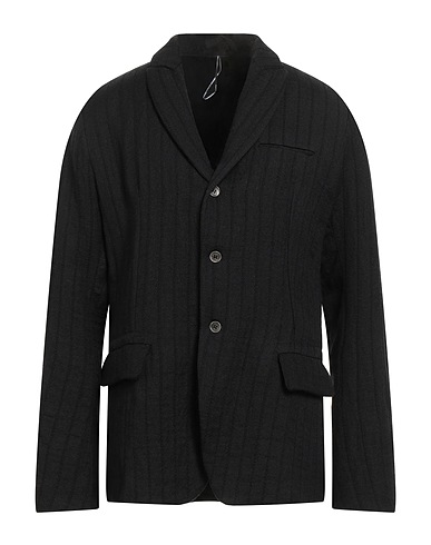 MASNADA Blazer Black 57% Wool, 41% Linen, 2% Cotton