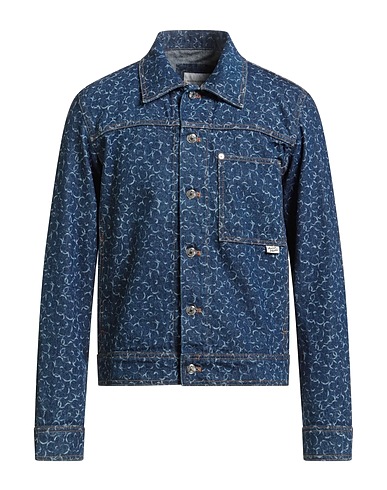 MAISON KITSUNÉ Denim jacket Blue 100% Cotton