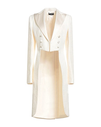 DOLCE&GABBANA Giacca Avorio 74% Cotone, 26% Seta