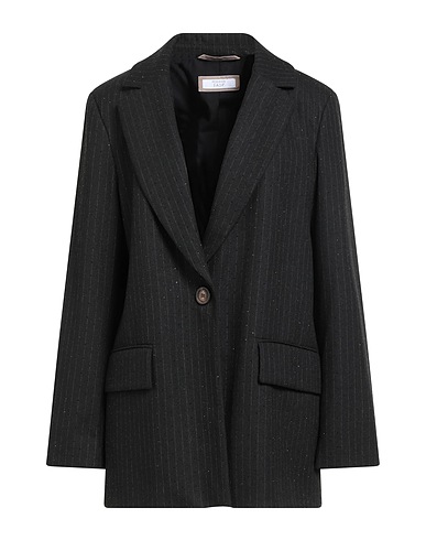 PESERICO Blazer EASY Charcoal 65% Polyester, 33% Viscose, 2% Elastane