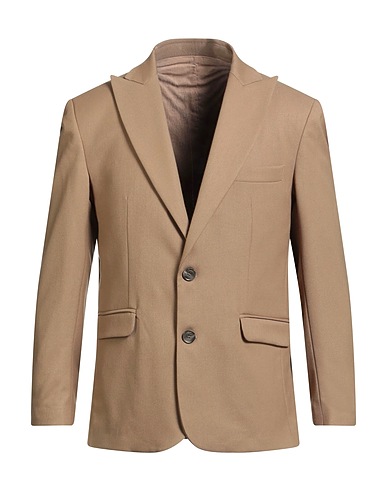 I'M BRIAN Blazer Camel 65% Polyester, 33% Viscose, 2% Elastane