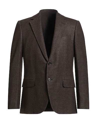 CARUSO Blazer Testa di moro 53% Lana, 44% Seta, 3% Cachemire