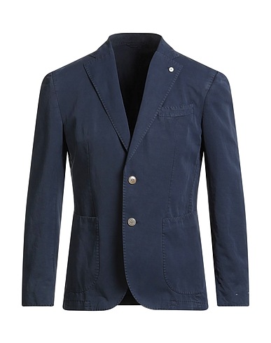 L.B.M. 1911 Blazer Midnight blue 79% Cotton, 21% Linen