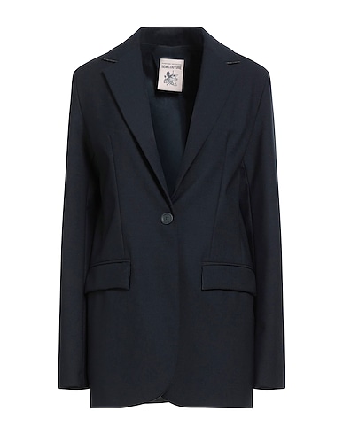 SEMICOUTURE Blazer Midnight blue 53% Polyester, 43% Virgin Wool, 4% Elastane