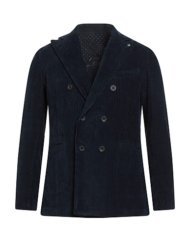 BARBATI Blazer Midnight blue 99% Cotton, 1% Elastane