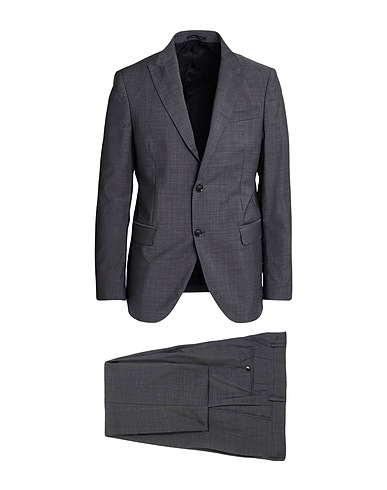 ZIGNONE Suits Grey 100% Virgin Wool