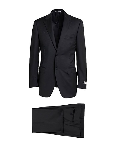 CANALI Suits Black 100% Wool