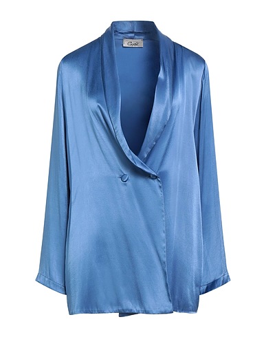 CROCHÈ Blazer Pastel blue 100% Viscose