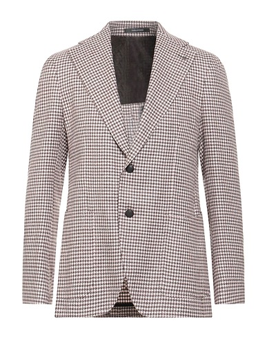 TAGLIATORE Blazer Khaki 42% Linen, 21% Silk, 21% Wool, 15% Cotton, 1% Elastane