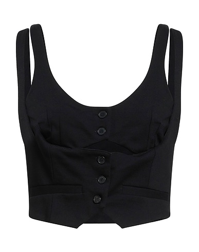 DIXIE Vest Black 65% Viscose, 30% Polyamide, 5% Elastane