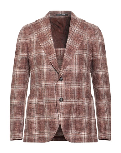TAGLIATORE Blazer Brown 64% Virgin Wool, 22% Silk, 14% Linen