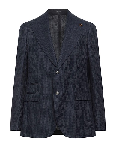 BRERAS Milano Blazer Navy 58% Linen, 42% Virgin Wool
