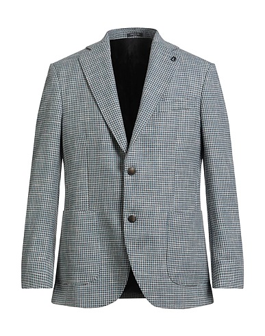 BRERAS Milano Blazer Light blue 54% Virgin Wool, 34% Cotton, 12% Linen