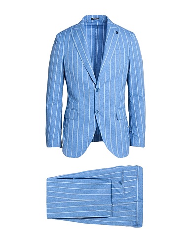 BRERAS Milano Trajes Azul 50% Lana Virgen, 45% Algodón, 5% Seda