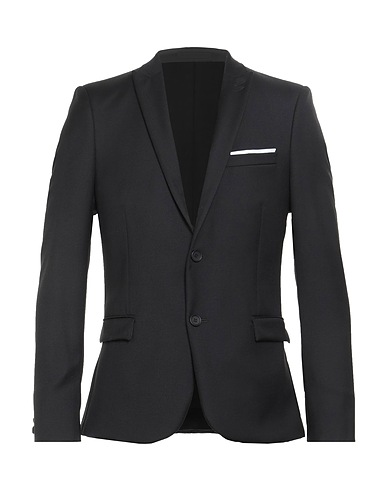 THE KOOPLES Σακάκι Μαύρο 100% Μαλλί, Βαμβάκι