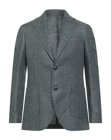 BRERAS Milano Blazer Dark green 58% Linen, 42% Virgin Wool