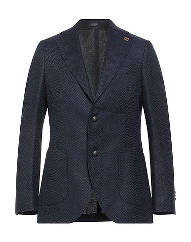 BRERAS Milano Americana Azul noche 58% Lino, 42% Lana Virgen