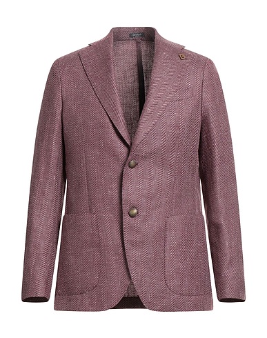 BRERAS Milano Blazer Burgundy 58% Linen, 42% Virgin Wool