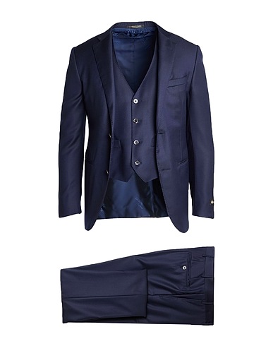 CORNELIANI Suits Midnight blue 100% Super 130s Wool