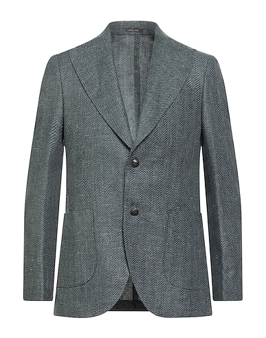 NEUMANN New York Blazer Dark green 58% Linen, 42% Virgin Wool