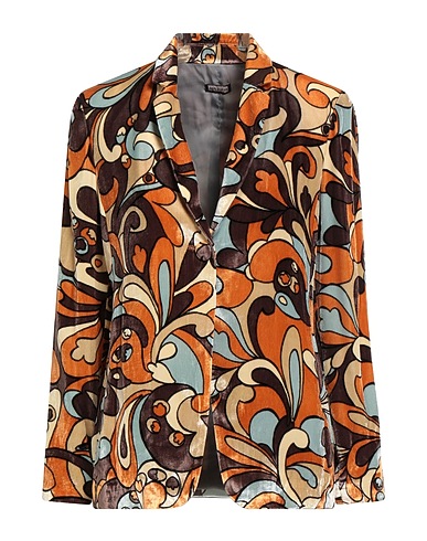 MALÌPARMI Blazer Beige 80% Viscose, 20% Silk