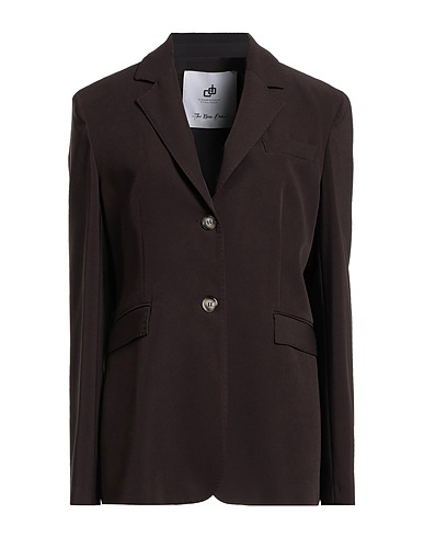 COMPAGNIA ITALIANA Blazer Dark brown 88% Polyester, 12% Elastane