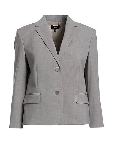 THEORY Blazer Grey 96% Wool, 4% Elastane