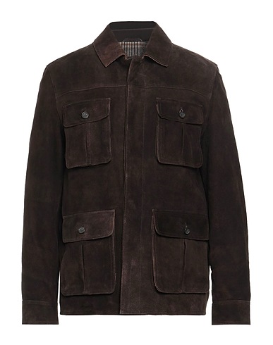 D'AMICO Jacke Dunkelbraun 100% Leder