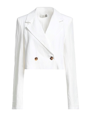 HAVEONE Blazer Ivory 63% Viscose, 27% Linen, 10% Other Fibres