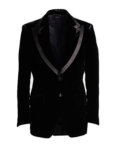 TOM FORD Blazer Black 82% Viscose, 18% Silk