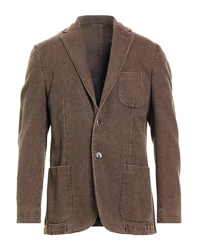 LUBIAM Blazer Dark brown Cotton