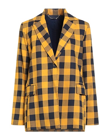 REBEL QUEEN by LIU •JO Blazer Mustard 52% Polyester, 46% Viscose, 2% Elastane
