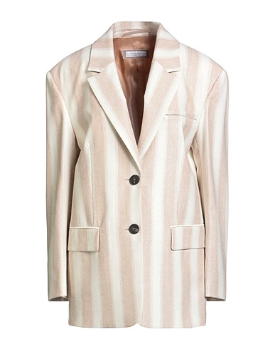 PESERICO Giacca Beige 92% Lana Vergine, 4% Poliammide, 3% Poliestere, 1% Elastan