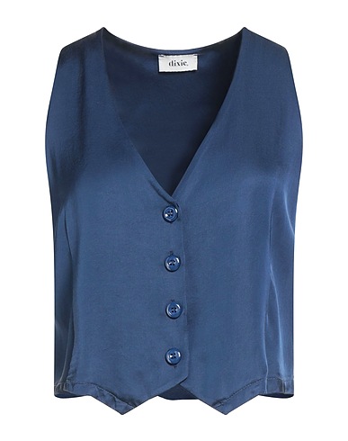 DIXIE Waistcoat Navy blue 100% Viscose