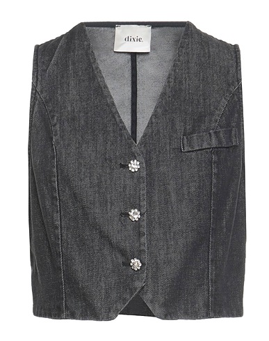 DIXIE Vest Black 100% Cotton