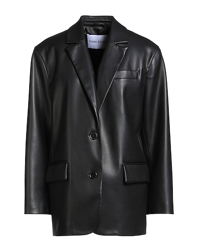 STAND STUDIO Blazer Black 70% Polyurethane, 30% Polyester