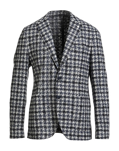 LUIGI BIANCHI Mantova Blazer Blu navy 54% Acrilico, 24% Lana d'agnello, 22% Poliestere