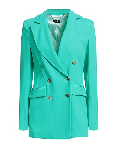 LIU •JO Blazer BETTER Emerald green 67% Viscose, 29% Polyester, 4% Elastane