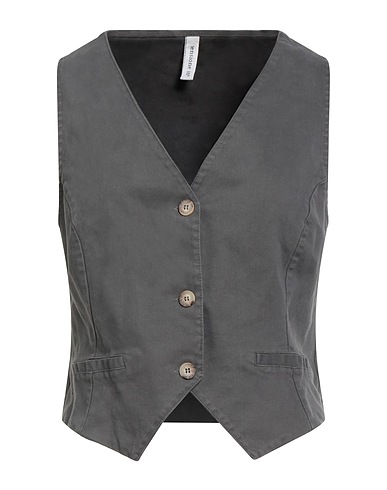 TENSIONE IN Vest Charcoal 97% Cotton, 3% Elastane