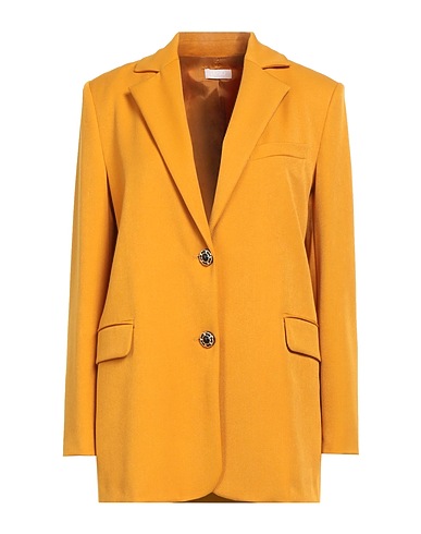 LIU •JO Blazer Mustard 78% Polyester, 18% Viscose, 4% Elastane