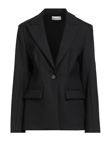 MEIMEIJ Blazer Black 54% Polyester, 44% Wool, 2% Elastane, Acetate
