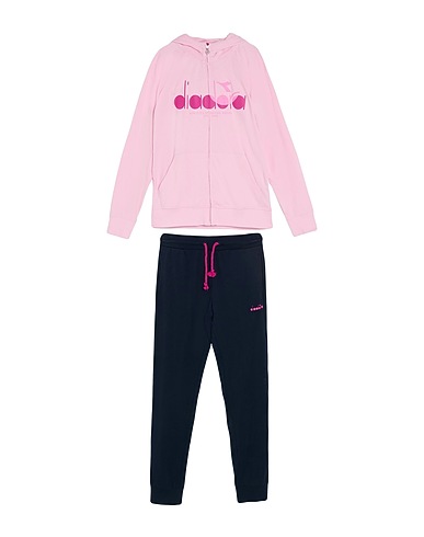 DIADORA Tracksuit Pink 100% Cotton