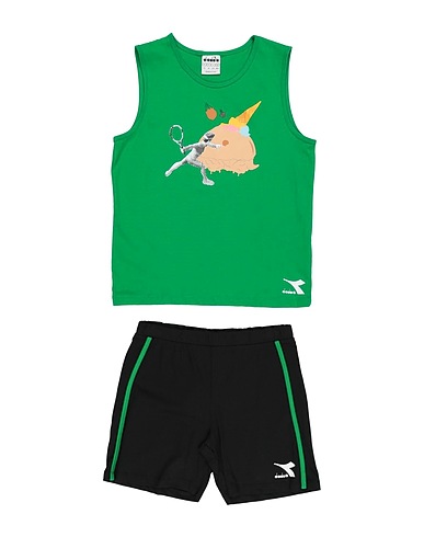 DIADORA Kids’ co-ord Green 100% Cotton