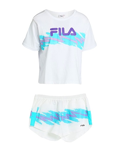 FILA Tracksuit White 100% Cotton, Polyester