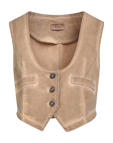 MOTEL Waistcoat Sand 100% Cotton