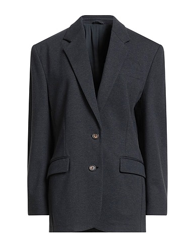 BRUNELLO CUCINELLI Blazer Charcoal 78% Cotton, 16% Polyamide, 6% Elastane, Ecobrass