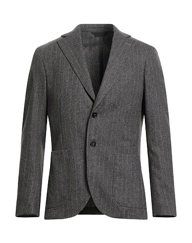 PAOLONI Blazer Grey 70% Wool, 25% Polyamide, 5% Other Fibres