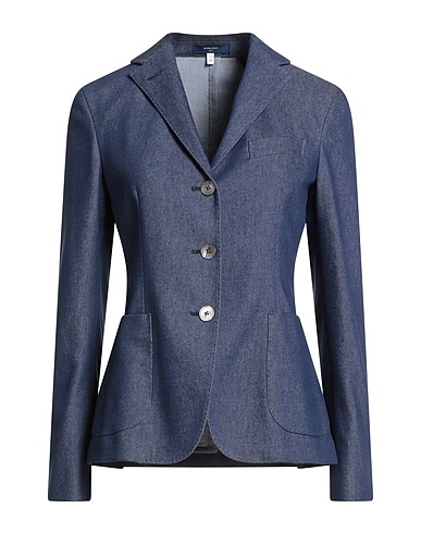 BOGLIOLI Jackett Blau 62% Baumwolle, 34% Polyester, 4% Elastan